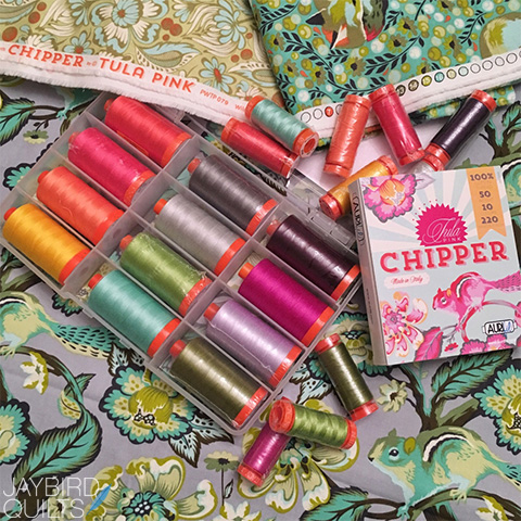 Tula Pink's Newest Fabric Collection: Chipper + a Giveaway! | jaybird